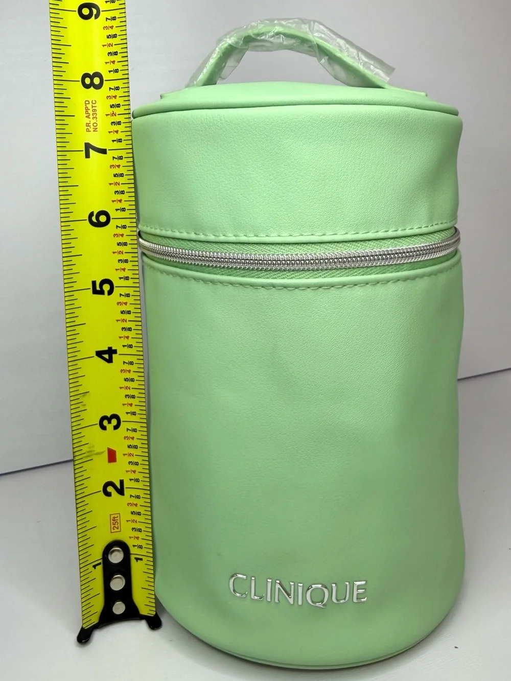 Clinique Train Cosmetic Toiletry Makeup Travel Bag Trousse- Green - 2026